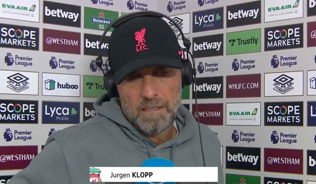 Reaksi Jurgen Klopp atas hattrick menang Liverpool Jurgen Klopp Puas Liverpool Raih Hattrick Menang Usai Kalahkan West Ham United