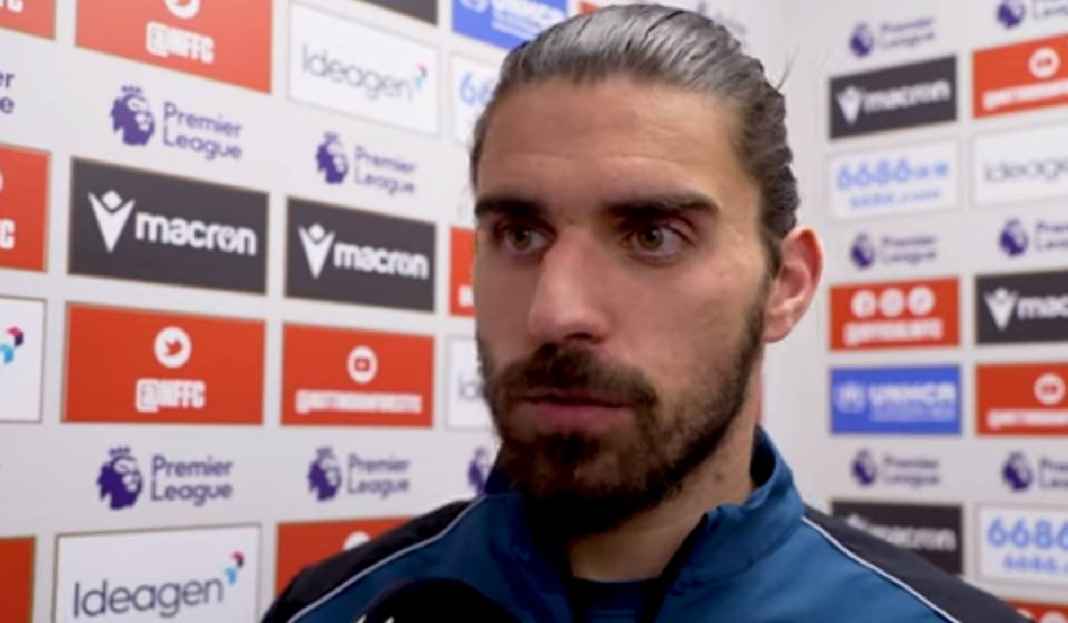 Ruben Neves Sedang Wawancara Usai Laga Wolves Wolves Dapat Ujian Pertahankan Ruben Neves