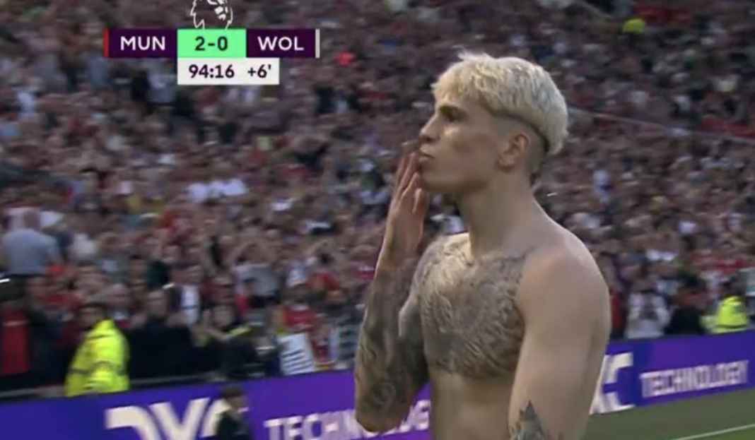 Alejandro Garnacho dipuji Erik ten Hag Erik ten Hag Tantang Alejandro Garnacho Usai Cetak Gol Kemenangan Manchester United