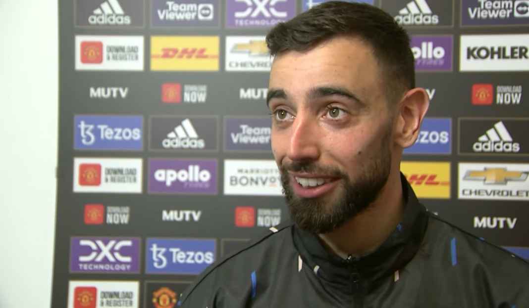 Bruno Fernandes sebut kemenangan penting Manchester United Bruno Fernandes Bersedia Bermain Dengan Penghalang Rasa Sakit Demi Manchester United