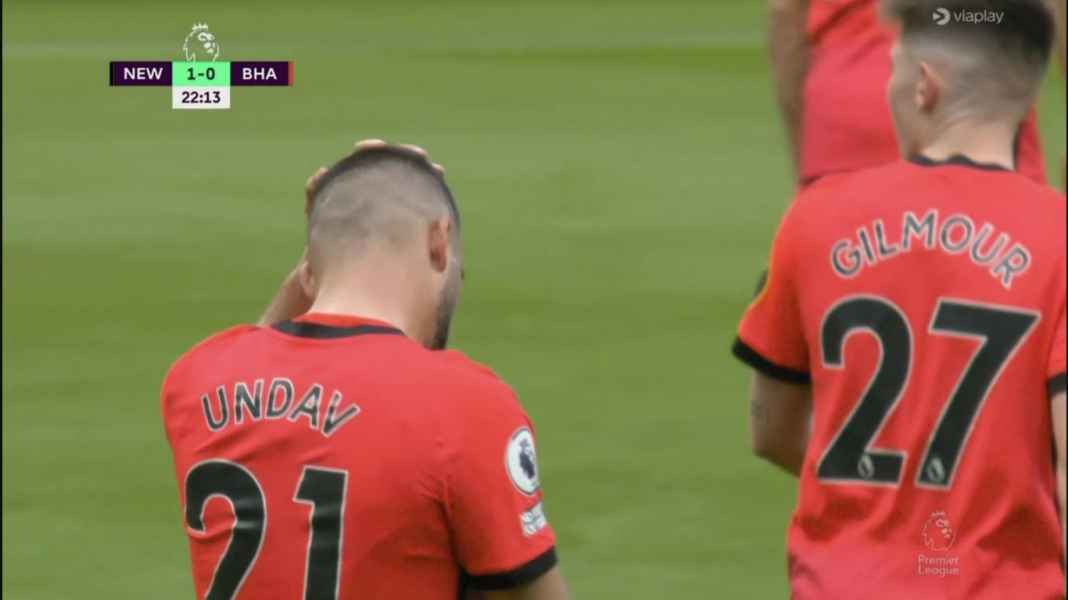 Deniz Undav melakukan bunuh diri ke gawangnya sendiri Pertarungan Perebutan Tiket Liga Champions Makin Keras, Newcastle Menjauh 5 Poin di Atas Liverpool