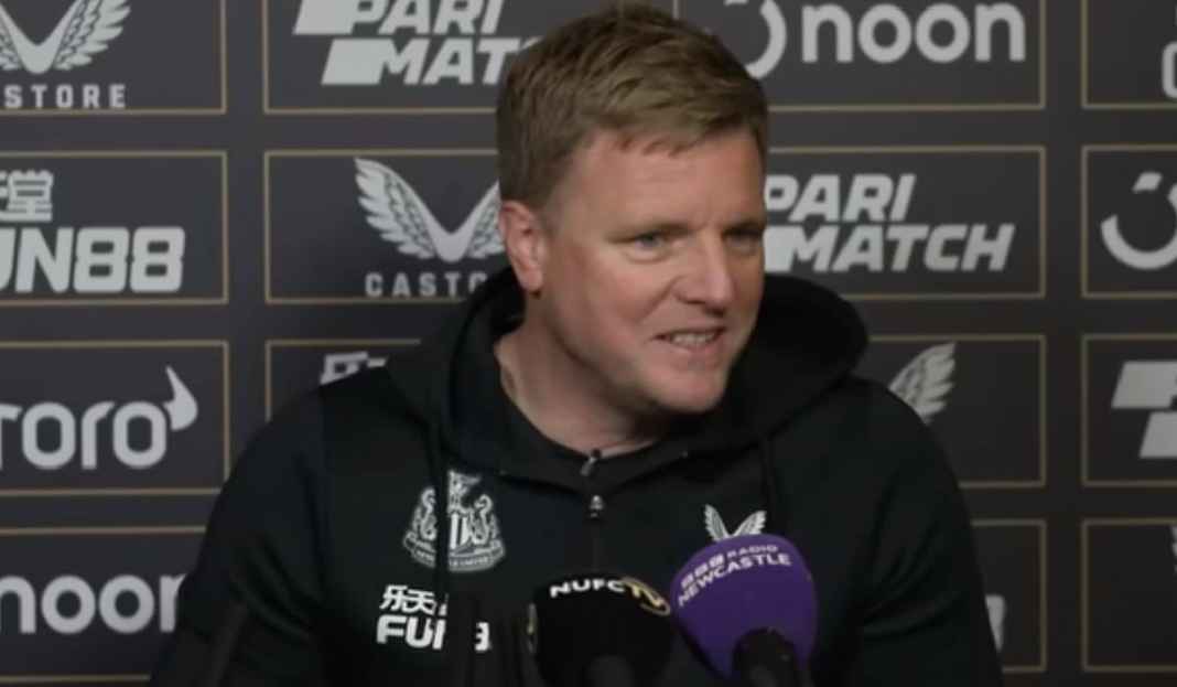 Eddie Howe Konferensi Pers Jelang Laga Newcastle Lawan Leicester Eddie Howe Abaikan Liburan Jika Newcastle United Lolos ke Liga Champions