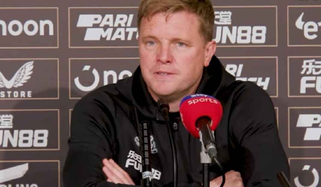 Eddie Howe Konferensi Pers Setelah Newcastle United Main Imbang Kontra Leicester Komentar Eddie Howe Usai Newcastle United Amankan Tiket Liga Champions