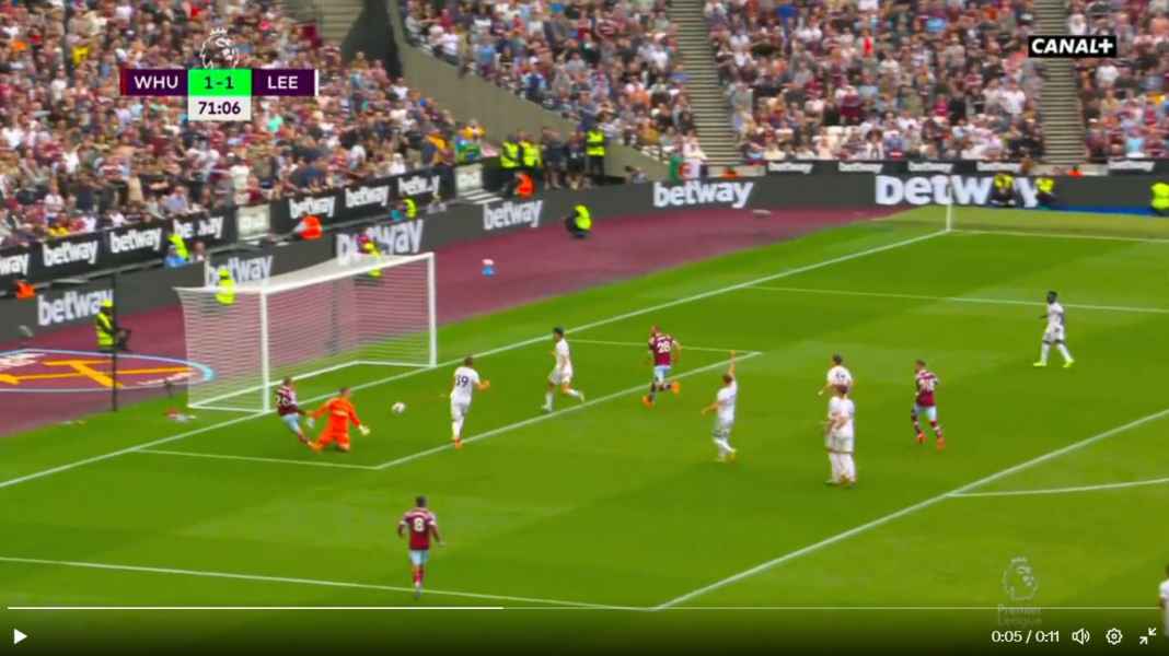 Gol Jarrod Bowen kontra Leeds United Leeds Kalah! Tiga Tim Berebut Tinggalkan Zona Degradasi Liga Inggris