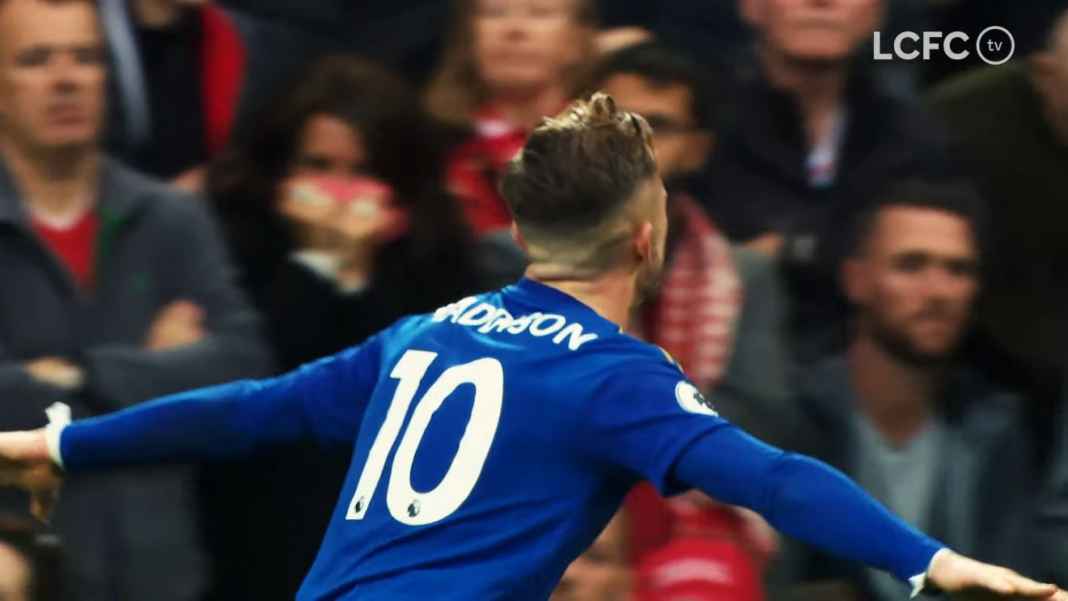 James Maddison merayakan gol Dampak Sang Juara 2016 dan Everton Berbagi Poin Tadi Malam