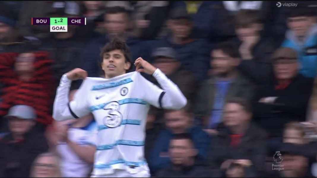 Joao Felix merayakan gol di Bournemouth Frank Lampard Raih Kemenangan Pertamanya di Kandang Bournemouth