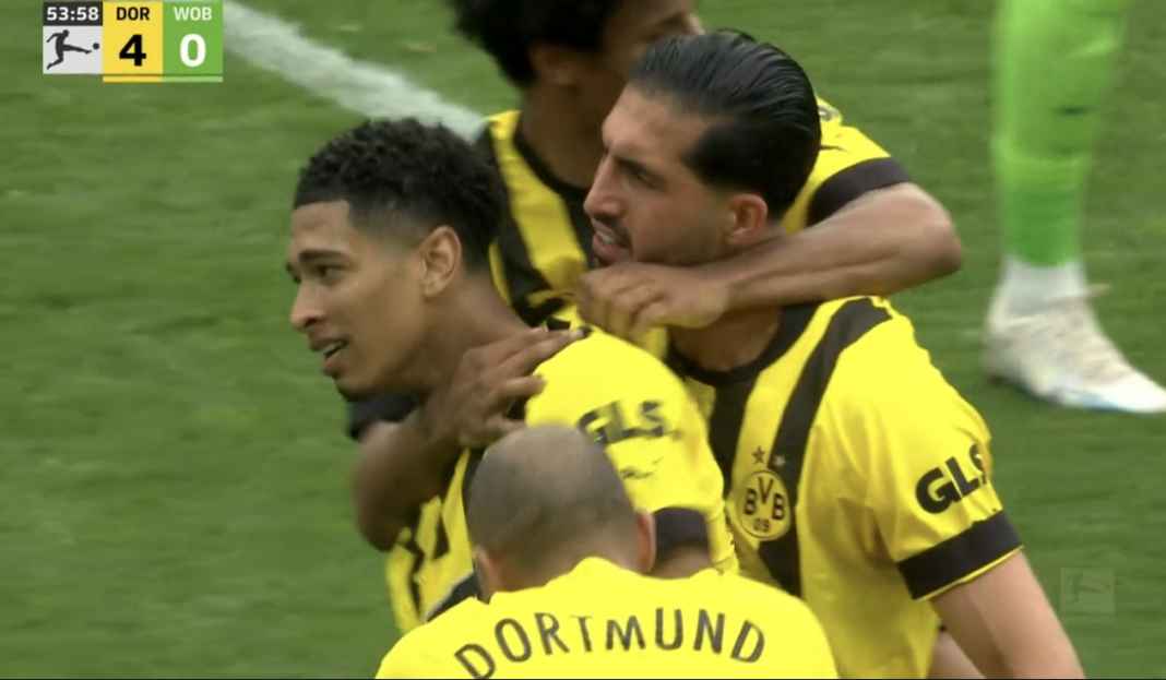 Jude Bellingham sumbang gol ke gawang Wolfsburg Prediksi Borussia Dortmund vs Borussia Monchengladbach, Jaga Harapan Juara, Die Borussen!