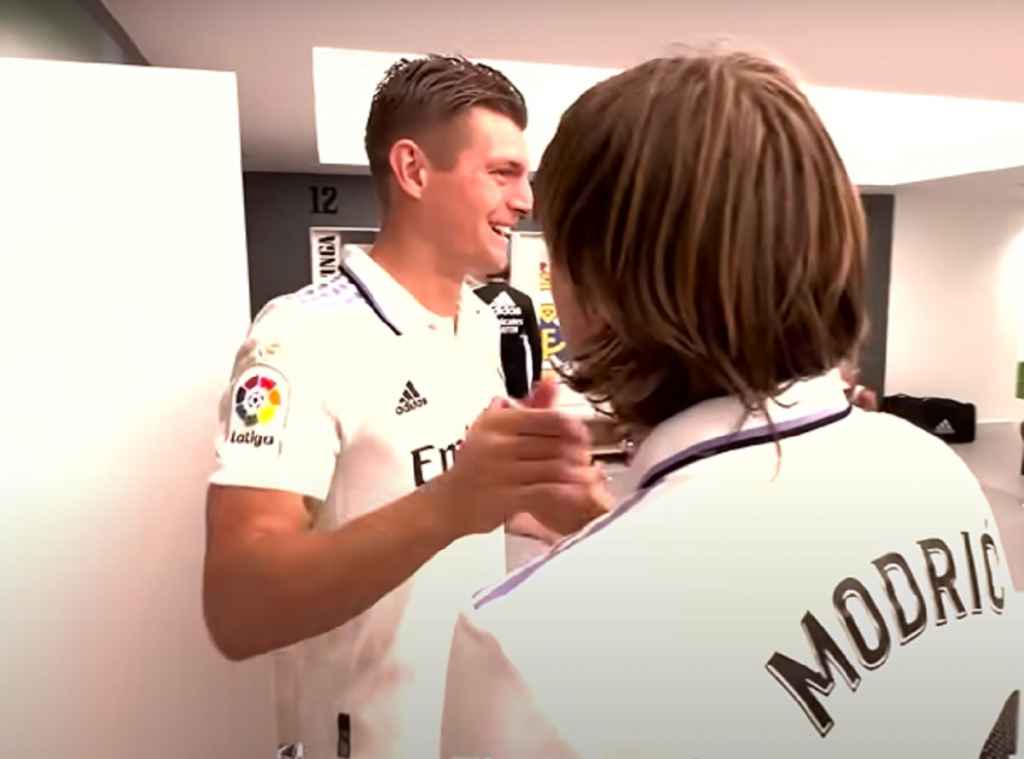 Luka Modric dan Toni Kroos Usai Real Madrid Menang di El Clasico