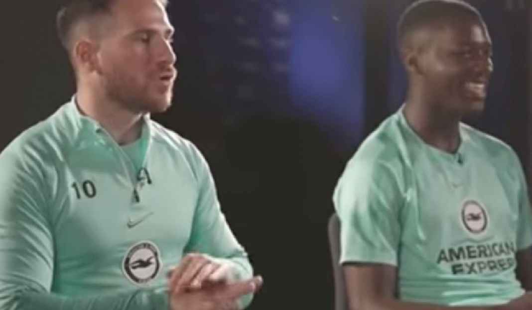Moises Caicedo dan Alexis Mac Allister Sedang Wawancara di Brighton TV Tegas! Roberto De Zerbi Pastikan Moises Caicedo dan Alexis Mac Allister Cabut