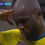 Romelu Lukaku Usai Mencetak Gol untuk Inter ke Gawang Sassuolo