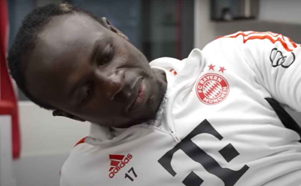 Sadio Mane Saat Berlatih di Gym Bayern Munchen