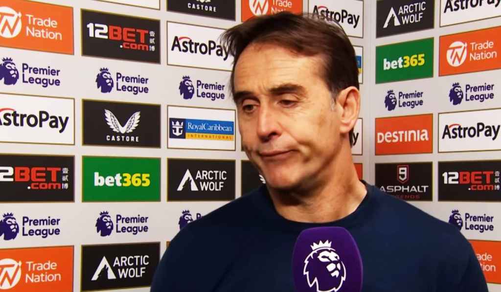 Papan Bawah Liga Inggris Memanas, Julen Lopetegui: Wolves Sedang Dalam Perang!