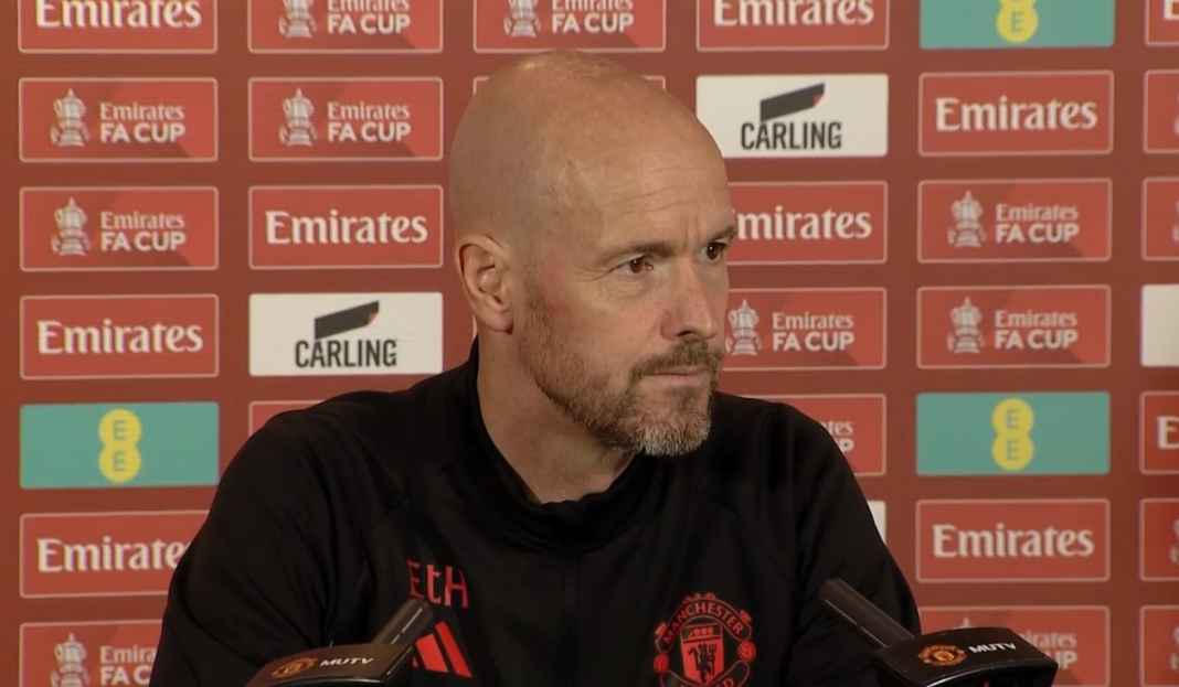 Erik ten Hag bicarakan progres Manchester United Erik ten Hag Targetkan Manchester United Menangi Piala FA, Kalahkan Manchester City