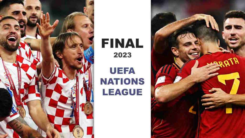 FINAL UEFA NATIONS LEAGUE 2023 ANTARA KROASIA VS SPANYOL