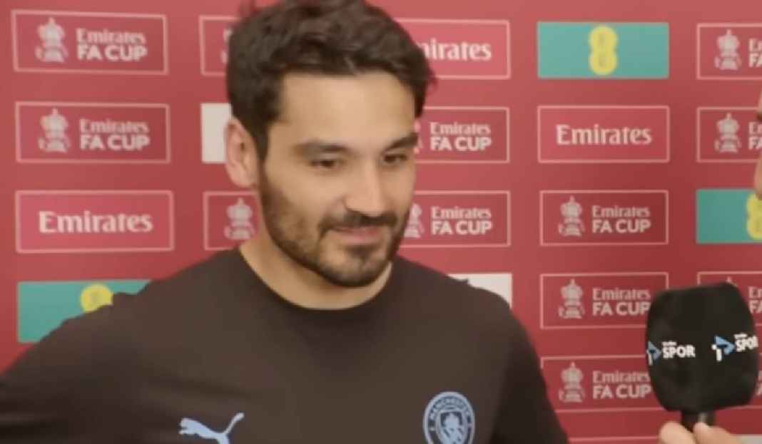 Ilkay Gundogan Saat Maih di Manchester City di Wawancara di ajang Piala FA Ilkay Gundogan Resmi ke Barcelona!
