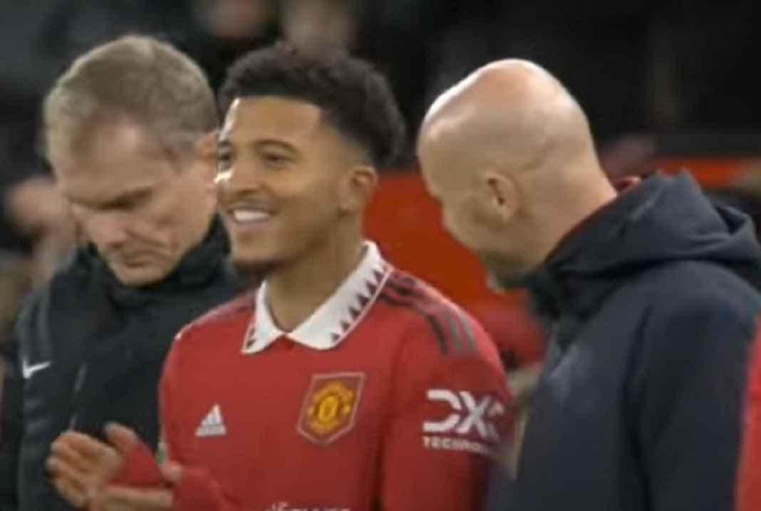 Jadon Sancho Saat akan Dimainkan Ten Hag di Sebuah Laga Jadon Sancho Saat akan Dimainkan Ten Hag di Sebuah Laga