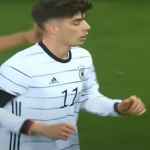 Kai Havertz usai Mencetak Gol untuk Timnas Jerman