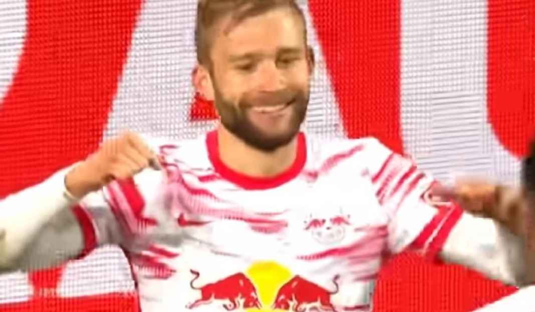 Konrad Laimer Usai Buat Gol untuk Laga RB Leipzig RB Leipzig Terancam Kehilangan Banyak Pemain Kunci!