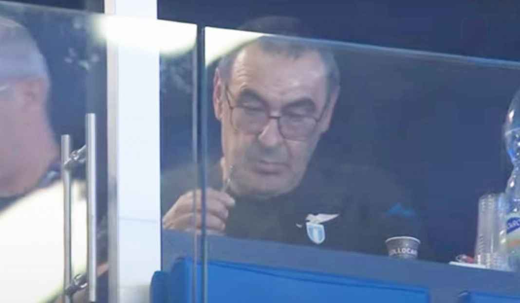 Maurizio Sarri Saksikan Laga Empoli vs Lazio dari Tribun Penonton Reaksi Maurizio Sarri Setelah Antarkan Lazio Finis di Posisi Kedua Liga Italia