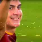 Paulo Dybala Usai Mencetak Gol untuk AS Roma