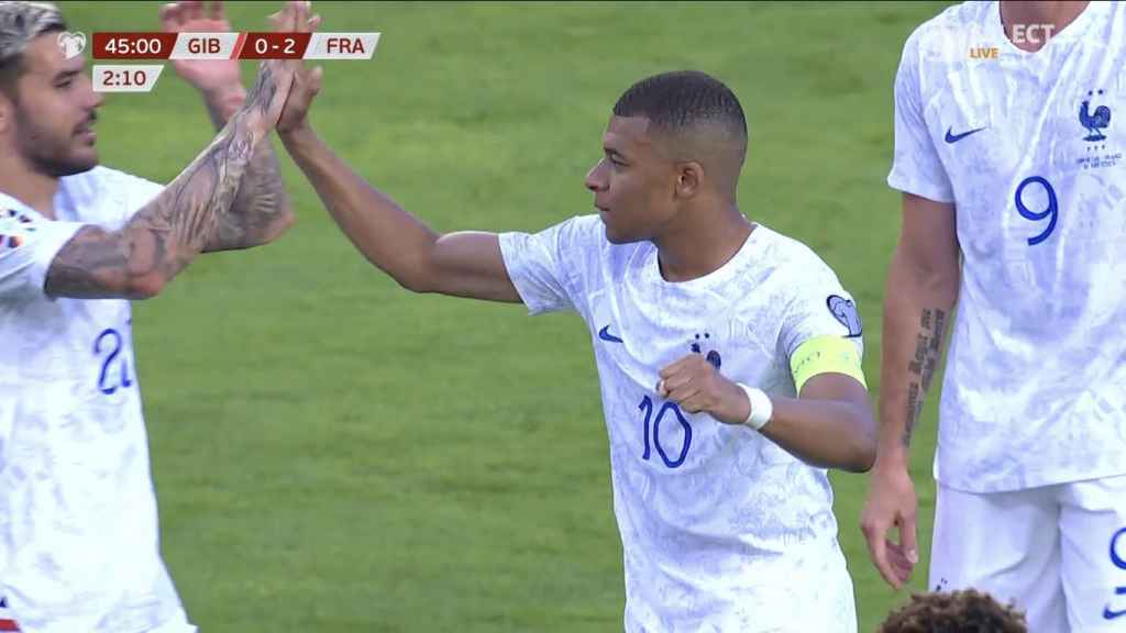 Kylian Mbappe Gol Penalti, Perancis Menang Tiga Gol di Gibraltar