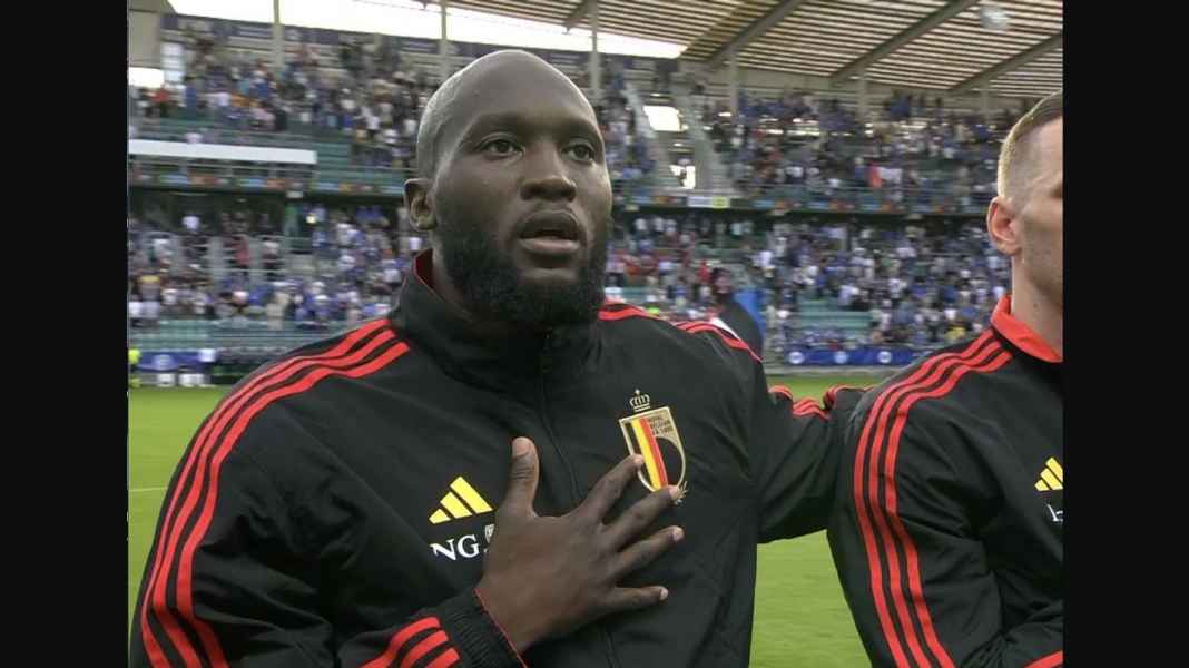 Romelu Lukaku kontra Estonia Laga Pertama Belgia Tanpa Thibaut Courtois yang Ngambek, Kapten Lukaku Cetak Dua Gol!