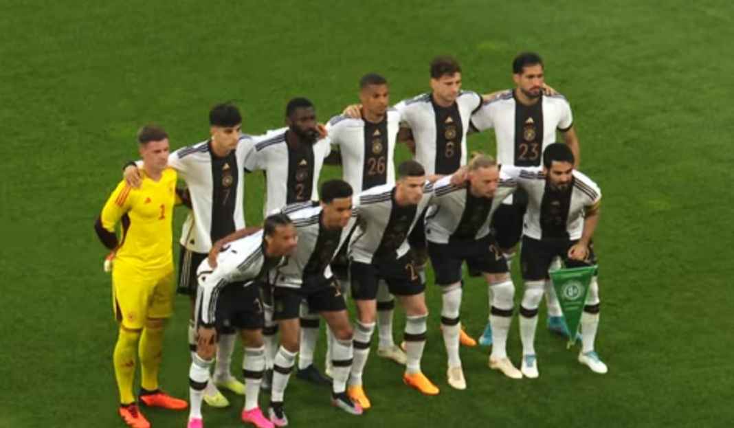Timnas Jerman Sesi Foto Jelang vs Kolombia Timnas Jerman Babak Belur di FIFA Matchday, Leon Goretzka: Ini Situasi yang Serius