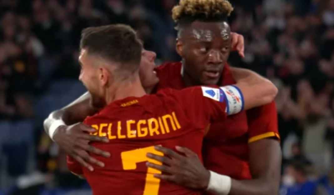 tammy Abraham Usai Bikin Gol ke Gawang azio do Liga Italia Tammy Abraham Cedera Serius, Kapan Bisa Main Lagi?