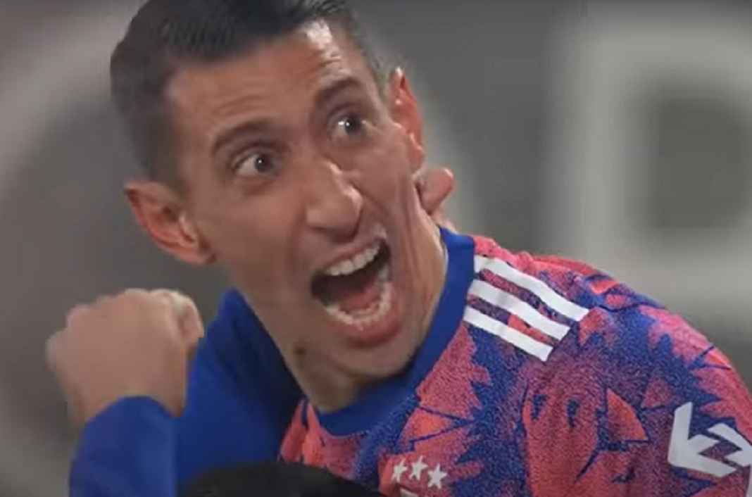 Angel Di Maria usai mencetak gol dalam sebuah laga Angel Di Maria usai mencetak gol dalam sebuah laga