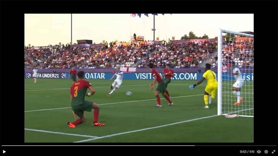 Gol Anthony Gordon Anthony Gordon Bawa Timnas Inggris Lolos ke Semifinal Euro U21