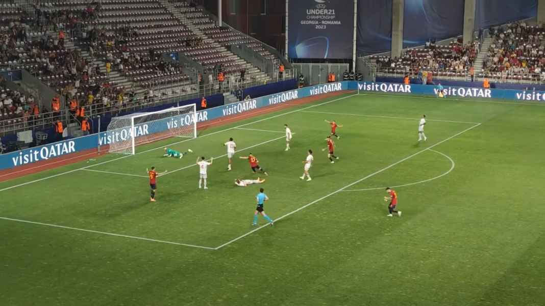 Gol Sergio Gomez ke gawang Swiss U21 Pemain No 17 dan No 9 Spanyol Kuasai Top Skor Euro U21 dan Masih Bisa Tambah Jumlah Golnya
