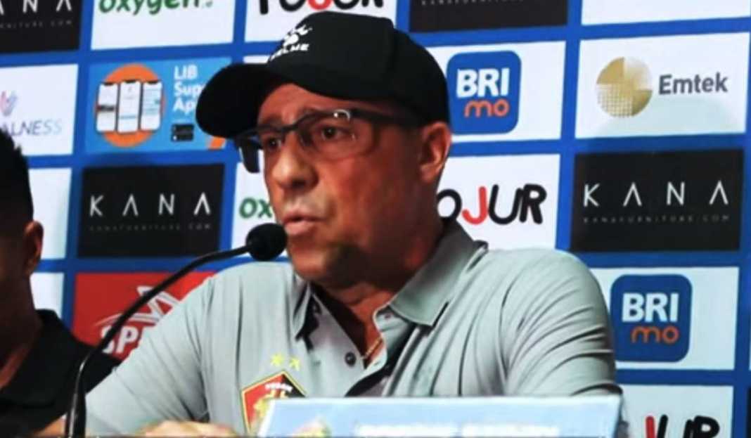 Konferensi Pers Marcelo Rospide Reaksi Pelatih Persik Kediri Usai Raih Kemenangan Perdana di Liga 1