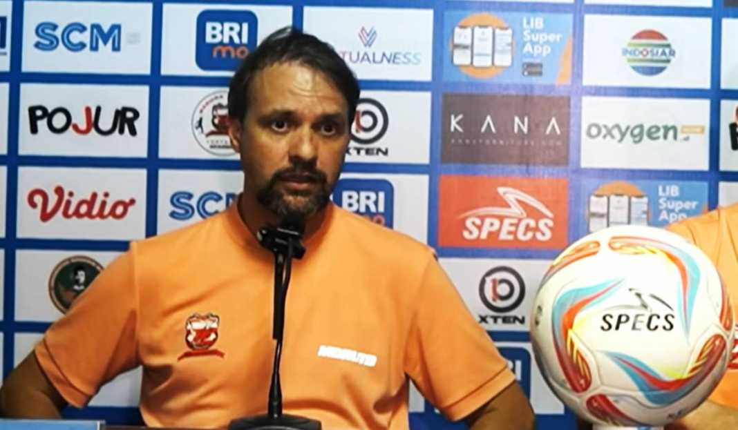 Konferensi Pers Mauricio Souza di Laga Madura United vs Persis Respons Pelatih Madura United Setelah Cukur Barito Putera