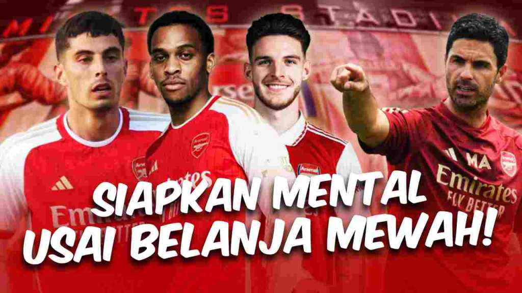 Konsekuensi belanja mewah Arsenal di bursa transfer 2023