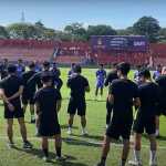 Latihan Terakhir Persik Kediri Jelang Menjamu Madura United