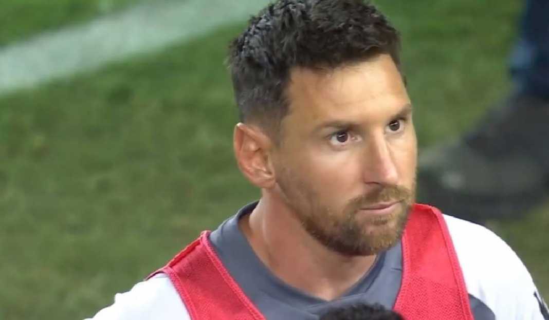 Lionel Messi Sedang Pemanasan di Laga Cruz Azul vs Inter Miami Cruz Azul vs Inter Miami, Top! Lionel Messi Debut Langsung Bikin Gol