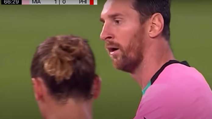 Lionel Messi dalam penampilan perdananya di Inter Miami