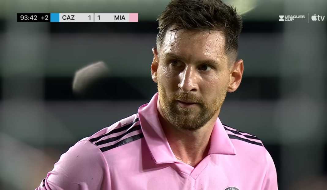 Lionel Messi di laga debut untuk Inter Miami Pemilik Inter Miami Siap Bantu Lionel Messi Mainkan Laga Perpisahan Barcelona di Camp Nou