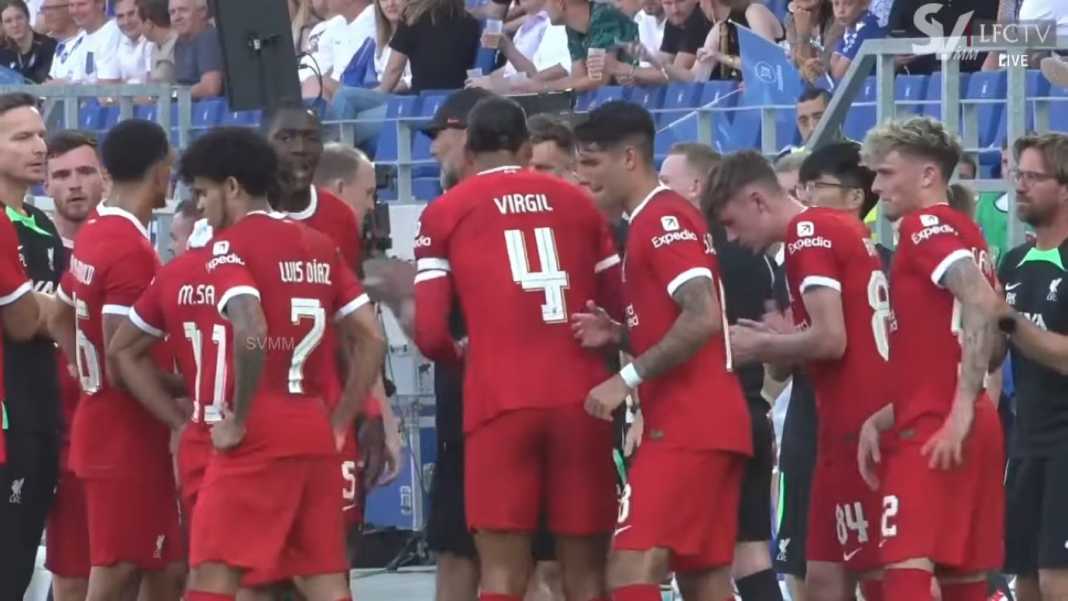 Liverpool vs Karlsruher SC Gol Mepet-mepet Akhir Gagalkan Kekalahan Liverpool Lawan Tim Divisi Kedua