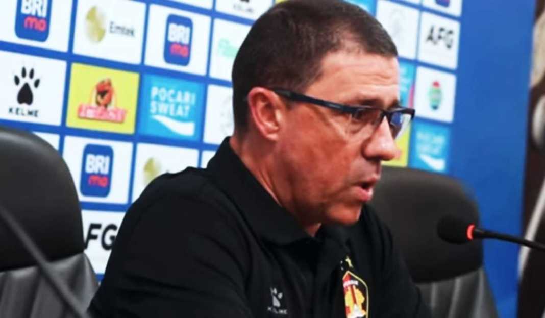 Marcelo Rospide Konferesi Pers Usai Laga Persik Kediri vs Arema FC Dewa United Lagi Bagus, Persik Kediri Nggak Takut!