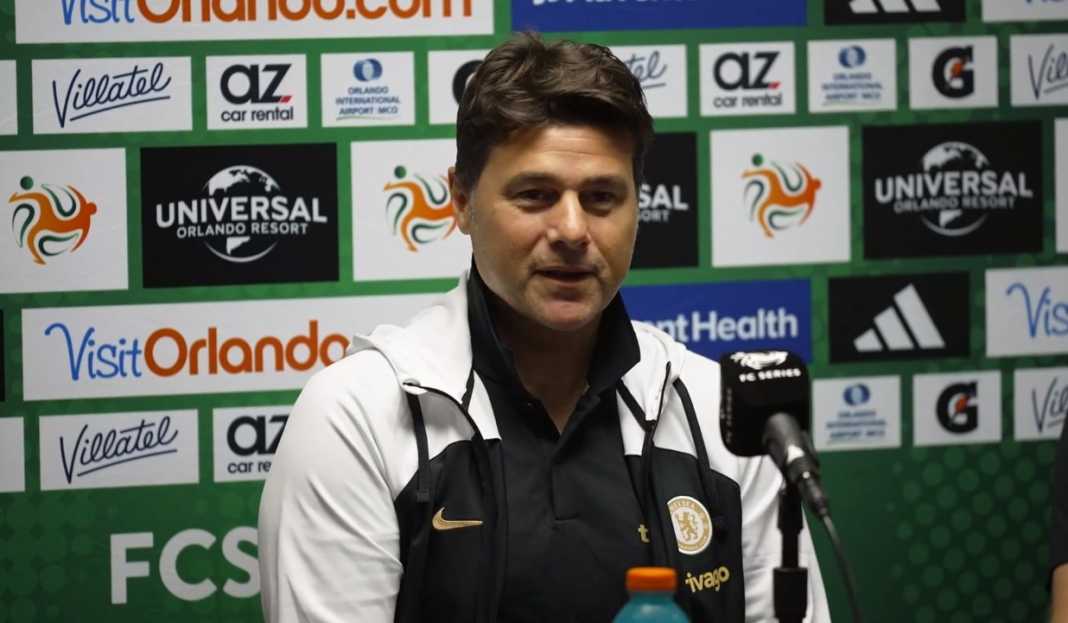 Mauricio Pochettino dalam konferensi pers Chelsea Mauricio Pochettino Puji Komitmen Pemain Chelsea, Singgung Levi Colwill dan Mykhailo Mudryk