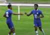 Mendel-Idowu usai mencetak gol untuk tim muda Chelsea