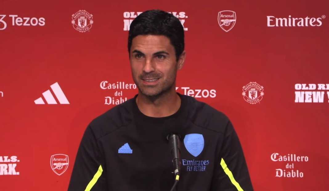 Mikel Arteta dalam konferensi pers Jelang Laga Melawan Manchester United, Mikel Arteta Bicarakan Kondisi Skuadnya