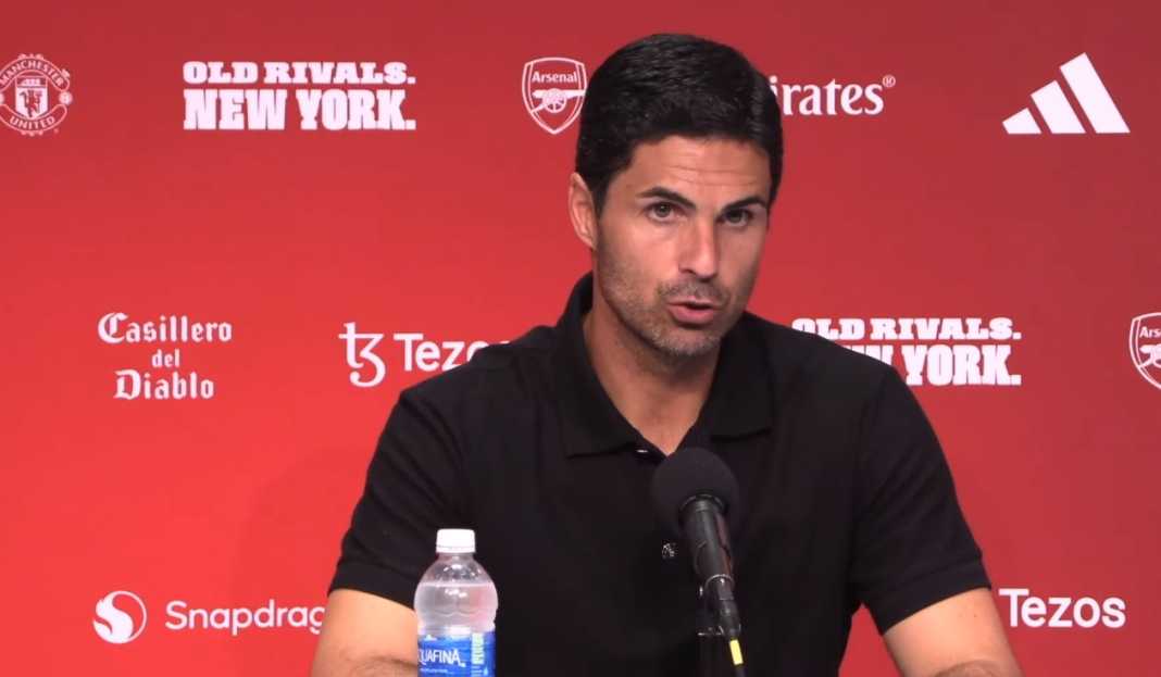 Mikel Arteta di konferensi pers Arsenal Mikel Arteta Akui Benci Kekalahan Usai Arsenal Kalah Dua Kali Dalam Satu Pertandingan