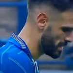 Tyronne Gustavo saat harus tinggalkan laga Persib vs Madura United akibat cedera
