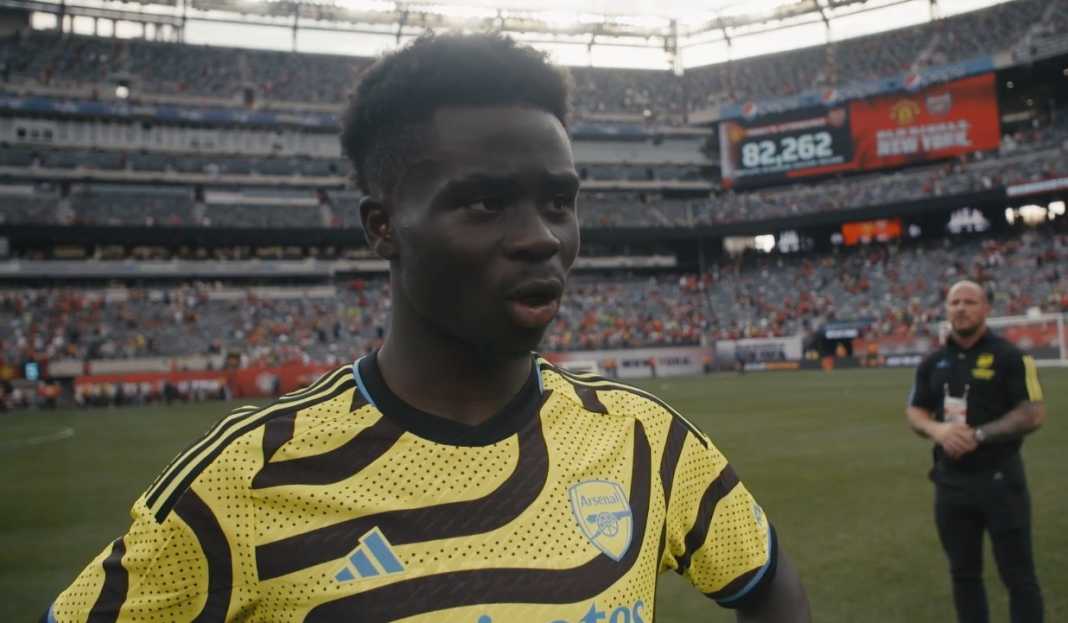 Wawancara Bukayo Saka usai kekalahan Arsenal Bukayo Saka Tak Terima Kalah dari Manchester United, Meski Cuma Laga Persahabatan