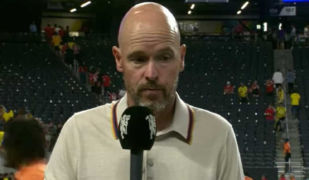 Wawancara Erik ten Hag Usai Laga Manchester United vs Dortmund Erik ten Hag Jengkel Manchester United Tumbang dari Borussia Dortmund
