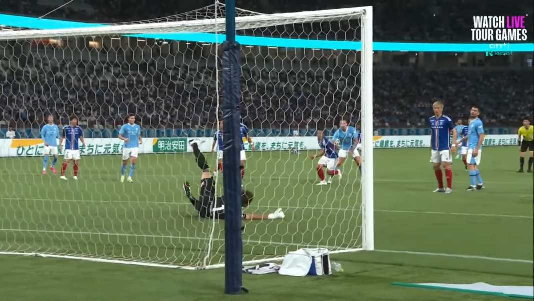 Yokohama vs Manchester City Manchester City Menangi Laga Pramusim Pertama di Jepang