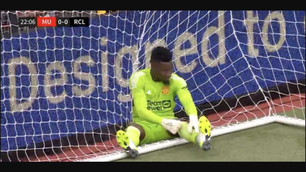 Andre Onana kebobolan gol setengah lapangan Lens Onono, Andre Onana Kebobolan Gol dari Jarak Setengah Lapangan