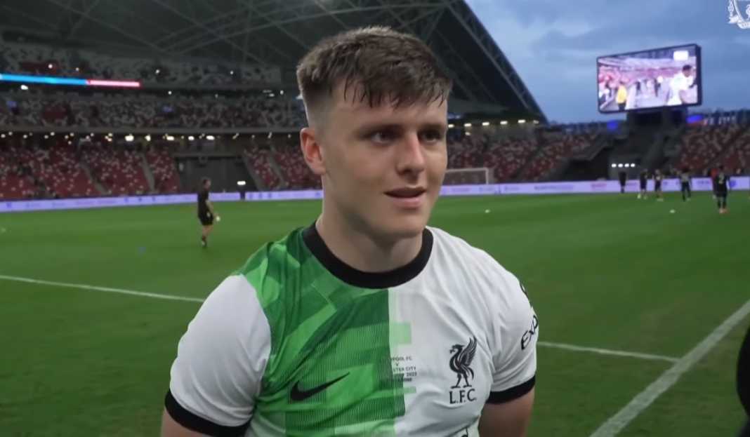 Ben Doak dalam wawancara di Liverpool Ben Doak Bahagia Berada di Tim Utama Liverpool, Bertekad Lanjutkan Perkembangan Positif